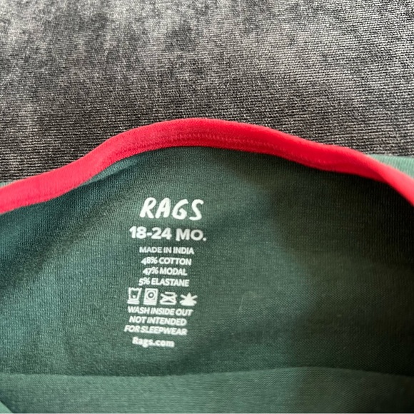 Rags Christmas Skeleton Romper Size 18-24 Months - Picture 3 of 6